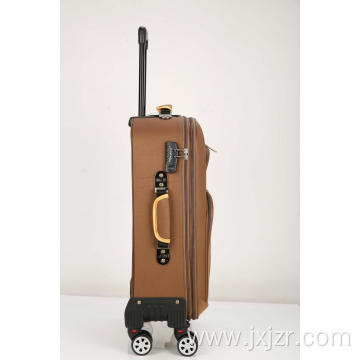 Front pocket spinner luggage